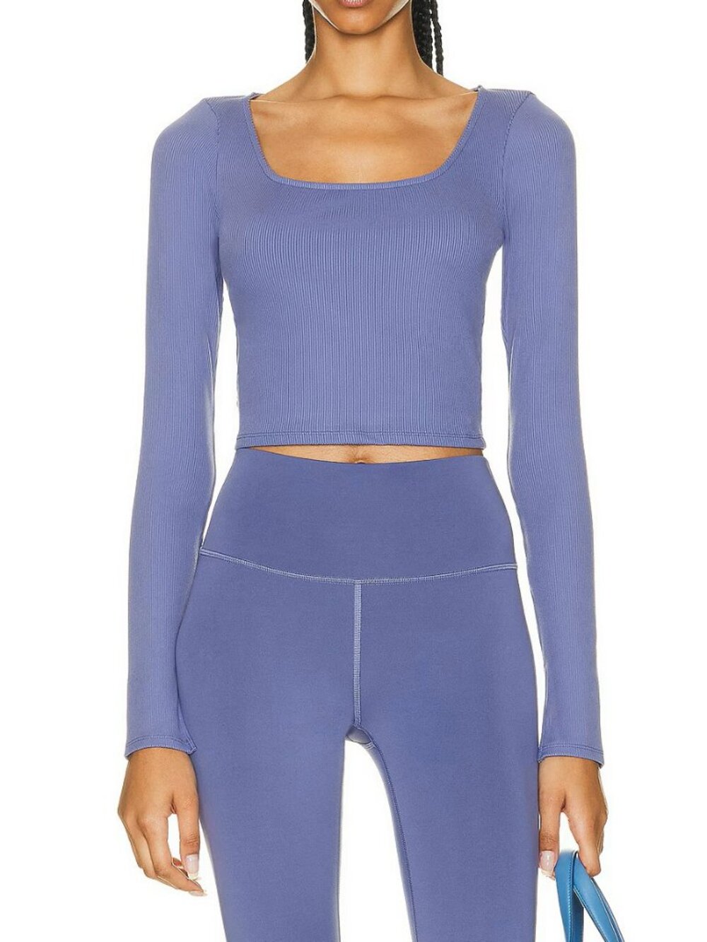 ALO Alosoft Rib Form Long Sleeve Top